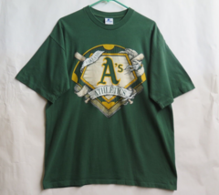 VTG Starter Oakland Athletics A&#39;s MLB T Shirt Sz L Large USA Made Rare Baseball - £35.48 GBP