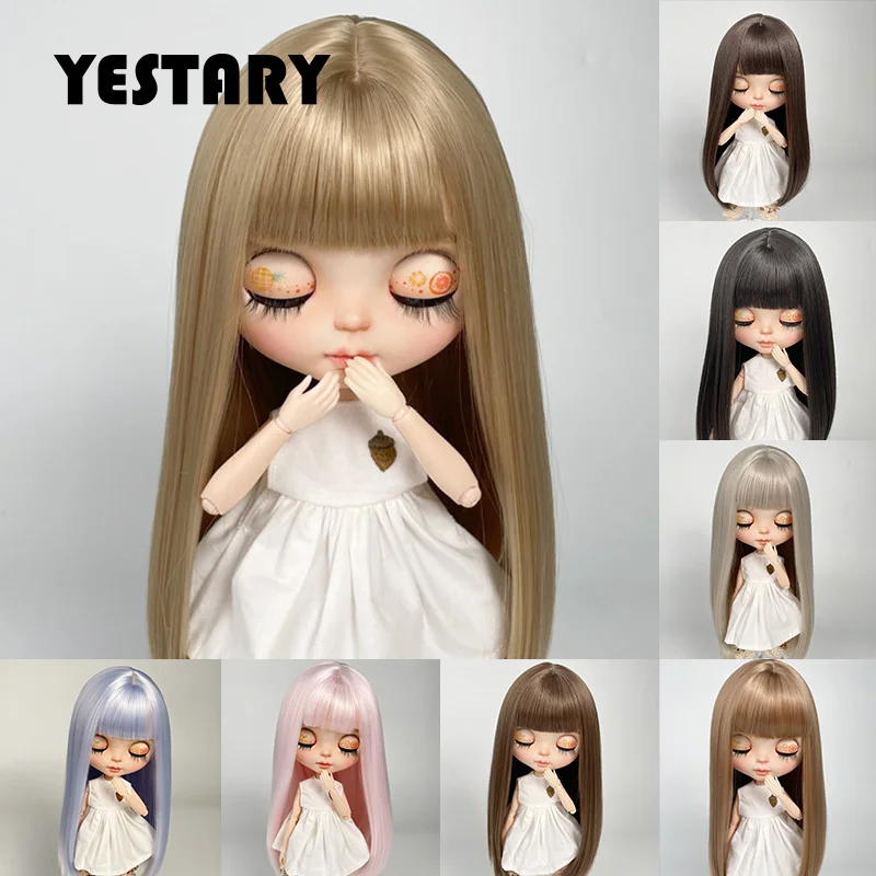 YESTARY BJD Doll Wig is Suitable For Blythe Size Doll Accessories Wigs Soft Silk - £25.26 GBP
