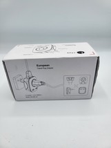 Vintar WS-09C-2U White/Gray 3-Pack European Travel Plug Adapter with 2 USB Ports - £12.51 GBP