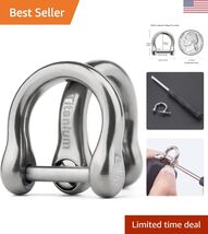 D-Rings with Screw Shackle, U Shape Key Chains Rings, Car Keys Tools, DI... - $46.78