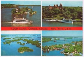 Postcard 1000 Islands Ontario Canada New York USA Zavikon - £2.38 GBP