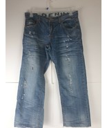 Do Denim Distressed Tear Jeans Mens Size 34/32 - $303.82 MXN