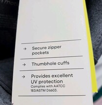 All In Motion Women's XL Zip-Front Jacket Heathered Black Zipper Pockets image 5