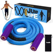 Weighted Jump Ropes With 360 Degree Rotation Handle.1 Inch 2.7Lb Heavy J... - £32.51 GBP