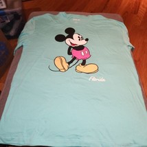 Disney Mickey Mouse Florida T-shirt Pastel Green Women's size XL  - £11.52 GBP