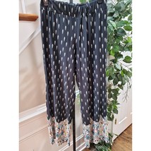 New Directions Women Black Polyester High Rise Straight Fit Trouser Pant... - $24.75