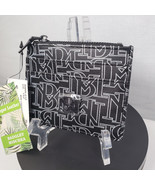 Badgley Mischka Black White Logo Monogram Mini Credit Card Holder Coin W... - €16,13 EUR