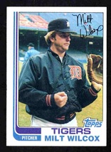 Detroit Tigers Milt Wilcox 1982 Topps Baseball Card #784 nr mt ! - £0.39 GBP