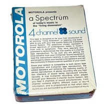 Vintage Motorola 4 Channel Sound Tape Spectrum  Mix Jefferson Aquarius Sealed - $29.64