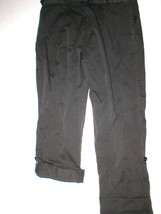 New Silence Noise Capri Pants Adjustable 0 Dark Gray Womens Urban Outfitters Med - £43.85 GBP