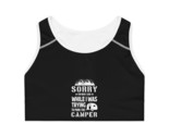 Personalized grey camper meme sports bra for women thumb155 crop