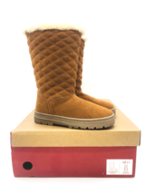 Style &amp; Co. Women&#39;s Nickyy Cold-Weather Boots- Chestnut Suede, Size US 5M - £20.56 GBP