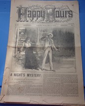 Vintage Happy Hours Illustrated Semi-Monthly August Maine May 5 1893 - $190.17 MXN