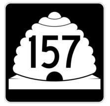 Utah State Highway 157 Sticker Decal R5479 Highway Route Sign - $1.45+