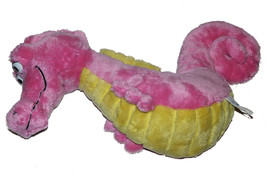 Seaworld Seahorse Sea Horse Pink Yellow Plush Lovey Stuffed Animal - £23.37 GBP
