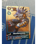 Digimon Card Game Official Tournament pack vol.2 WereGarurumon ST2-08 - $109.88 CAD