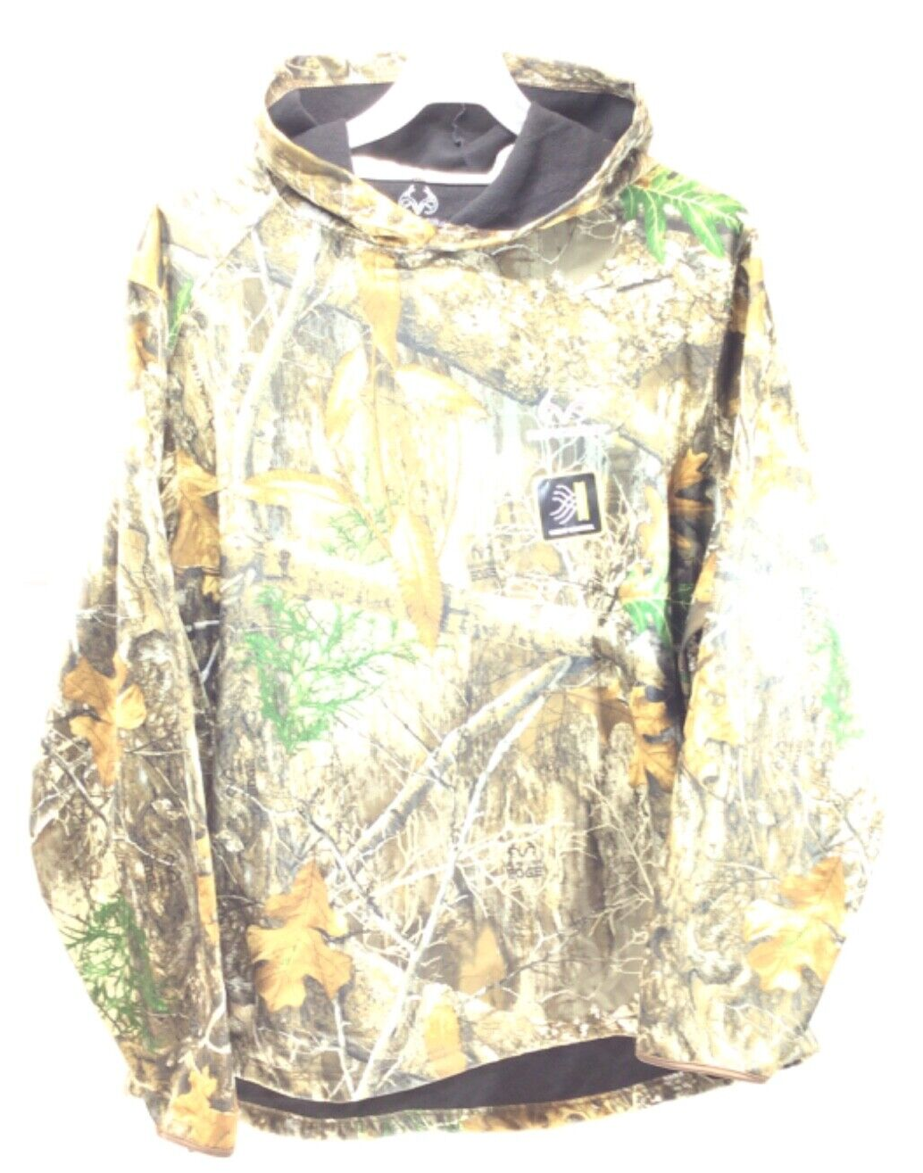 Realtree Edge Scent Control Mens Long Sleeve Hoodie Size 3XL With Neck Gaiter
