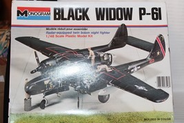 1/48 Scale Monogram, P-61 Black Widow, Model Kit #7546 BN Open Box - $90.00