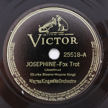 Wayne King / Roy Fox - Josephine / Miracles Sometimes Happen 10&quot; 78 rpm 25518 - £8.12 GBP