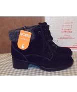 Sporto Kelly Black Suede Sweater Boots &quot;&quot;New&quot;&quot; With Tags &amp; Box - £35.66 GBP