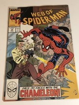 Web Of Spider-Man #54 Comic Book Chameleon - £8.50 GBP