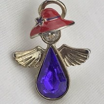 Red Hat Society Angel Vintage Pin - £9.43 GBP