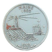 Maine State Quarter Fridge Magnet - $5.99