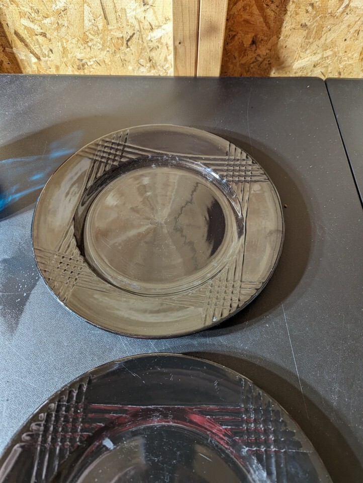 pair of Dansk black 11&quot; plates - $43.95