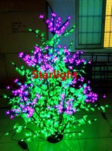 960pcs LEDs 6ft LED Christmas Tree Light Pink Cherry Blossom Flower+Green Leaf - £326.52 GBP