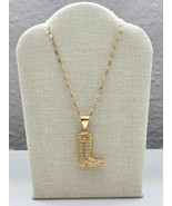 Beautiful Boot Necklace  - $378.57 MXN