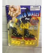 Vintage Mirco Skates Finger Roller Skates Inline Toy With Wheels Skate S... - £8.22 GBP