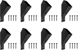 8 Pcs Angle Pergola Bracket, 45-Degree Angle Support Bracket Pergola Bra... - $42.99