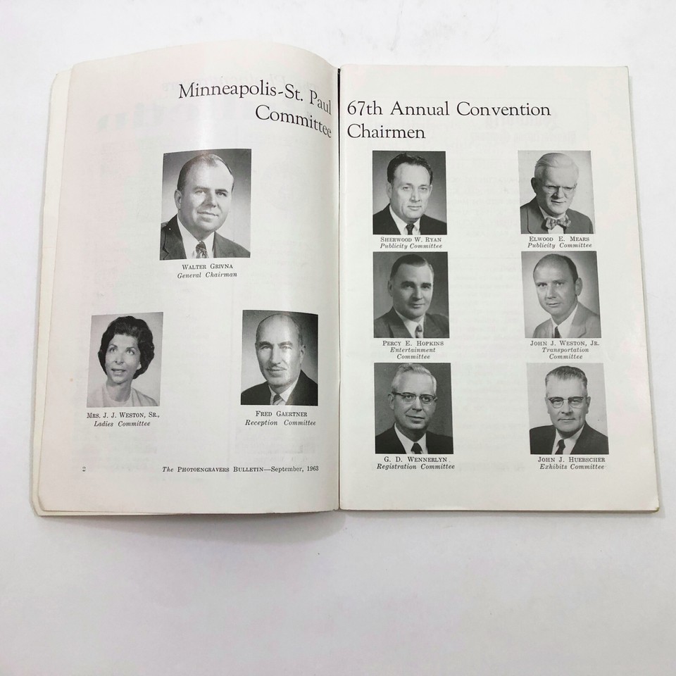 Photoengravers Bulletin Annual Convention September 1963 American Engravers Item image 4