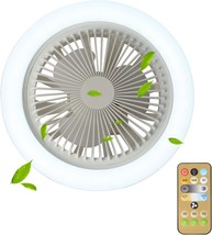 For Children&#39;S Rooms, Kitchens, And Bedrooms, A Mini Ceiling Fan With Lights, A - £33.62 GBP