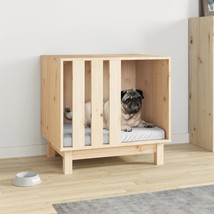 Dog House 60x45x57 cm Solid Wood Pine - $63.59