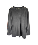 Harley-Davidson Mens Pullover Sweater Black Orange Arm Logo Large - $653.60 MXN