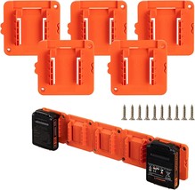 5 Pack Battery Holder for Black+Decker 20V Battery, w/10 Screws, No Battery - £26.22 GBP
