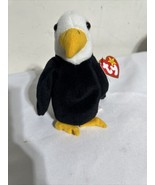 Ty Beanie Baby - BALDY the Bald Eagle 6&quot; NEW MWMTs Plush Stuffed Animal Toy - $11.88