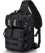 Haomuk Tactical Sling Bag Pack Military Rover Shoulder Sling Backpack Ed... - €36,69 EUR