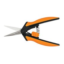 Fiskars Softouch Micro-Tip Pruning Snip, Non-Coated Blades, Orange/Black... - £10.85 GBP