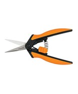 Fiskars Softouch Micro-Tip Pruning Snip, Non-Coated Blades, Orange/Black... - £11.02 GBP