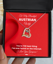 Austrian Wife Necklace Birthday Gifts - Love Pendant Jewelry Present From  - £40.02 GBP