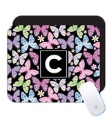 Flower Printed Butterflies : Gift Mousepad Pattern Daisies Diy Friends G... - £10.41 GBP+