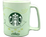 Starbucks 2020 Christmas Coffee Cup Mug FA LA 10 Oz. Mint Green NEW - $15.84