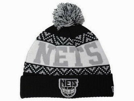 Brooklyn Nets NBA Cuffed Knit Beanie Hat Winter Ski Cap Toque NEW ERA New NWT - $13.20