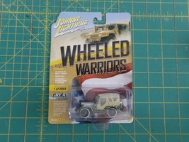 New in Package Johnny Lightning Wheeled Warriors Jeep with Snow 1/64 - £6.75 GBP