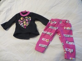 18” Doll Emoji&#39;s Pajamas Dollie &amp; Me American Girl NWOT! - £7.95 GBP