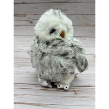 Legends Fuzzy Friends 7&quot; Snowy White Spotted Owl 7&quot; Plush Stuffed Animal Bird - £12.22 GBP
