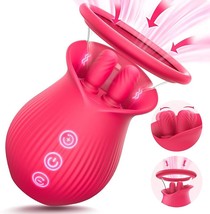 Sex Toys Women Vibrator - Rose Toy Licking Sucking Vibrating Adult Toys - £21.64 GBP