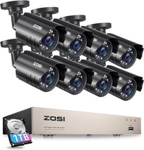 Zosi 3K Lite 8Ch Security Camera System With Ai Human/Vehicle Detection,... - $285.65